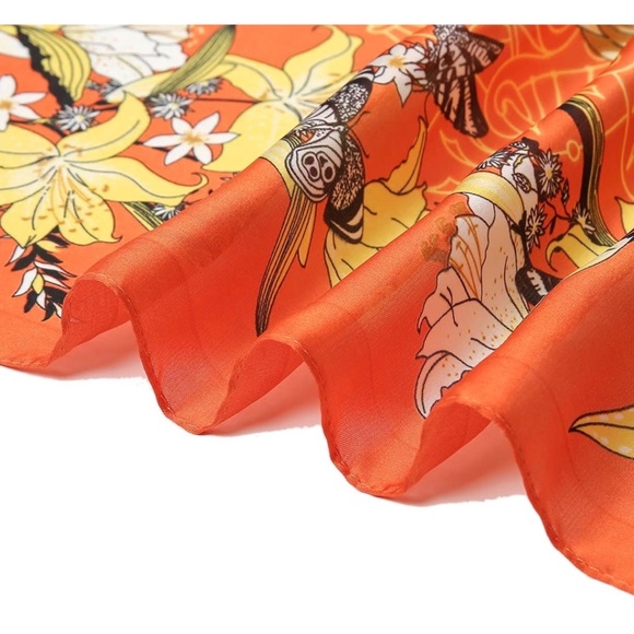 Women Head Hair Scarf Like Satin Silk Scarf Sleeping Hair Wrapping Night 27.5" - Picture 7 of 7